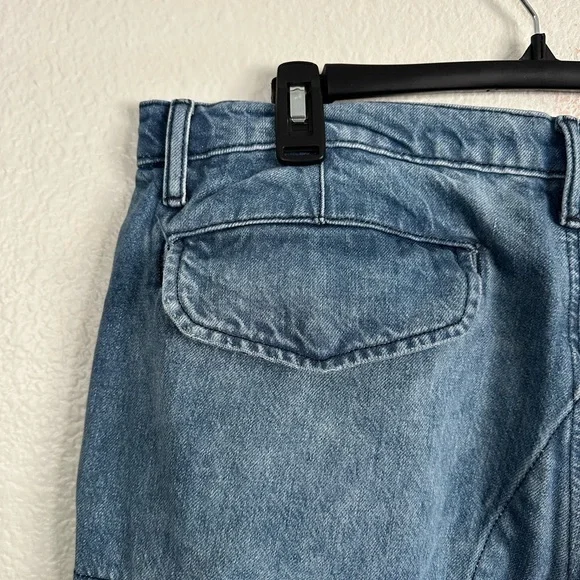 PRPS Indigo Miyagi Patchwork Cargo Denim Jeans Noir Bruised Never Broken Size 38